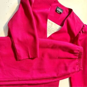 Vintage Whirlaway Frocks 2-Piece Skirt Set | 1980s Style | Size 10 Womens - Pink